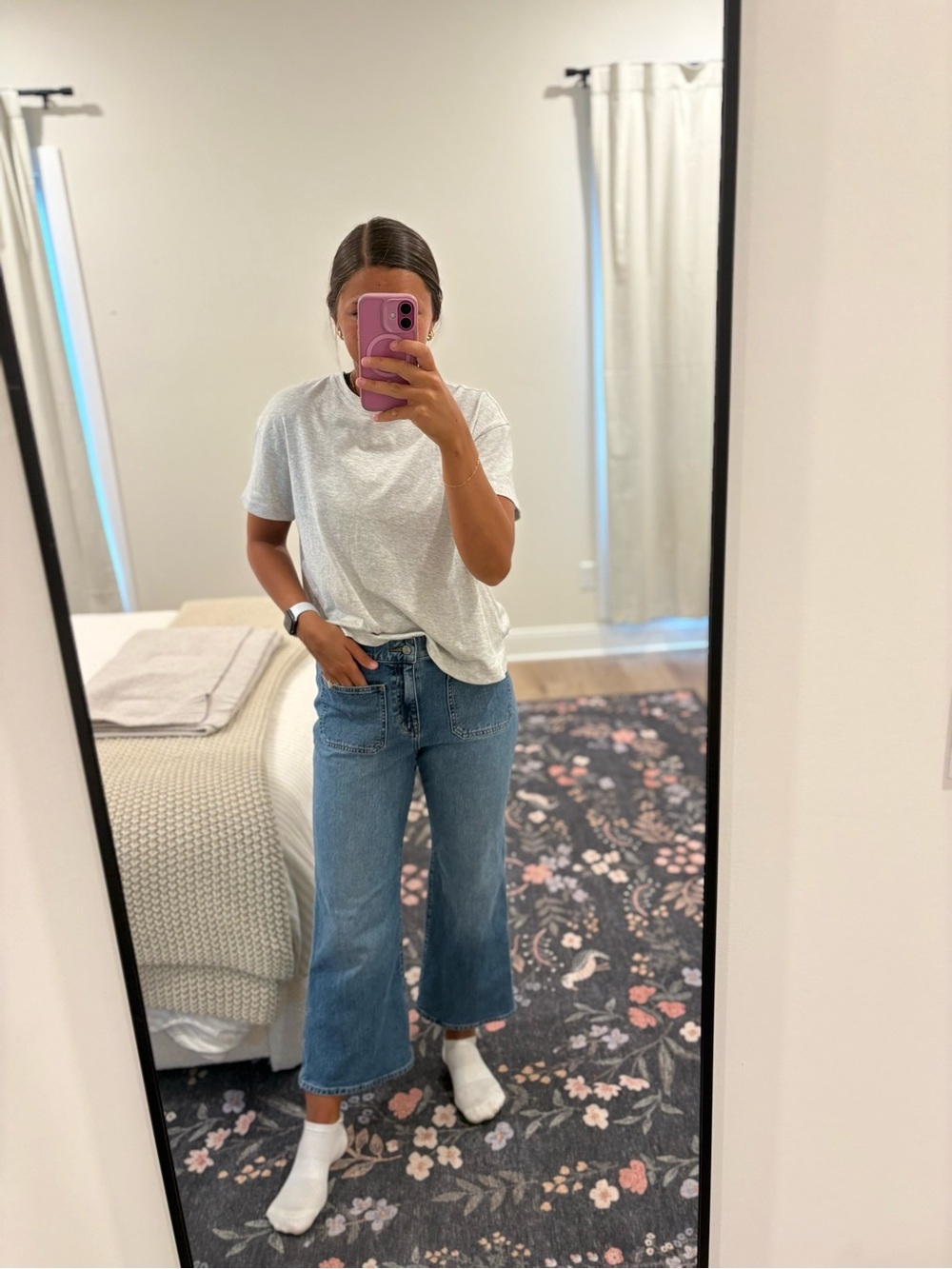 J. Crew Charley Kickout Crop High Rise Semi Stretch